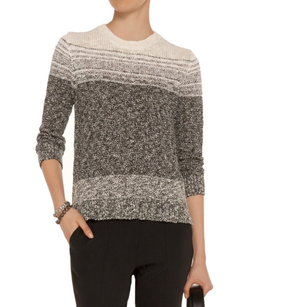 Theory Rainee Marled Knit Sweater Petite